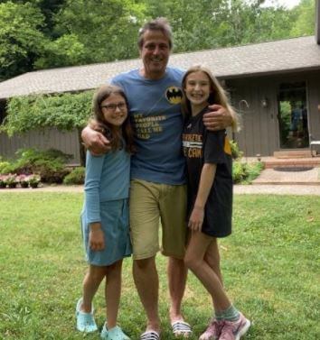 Heather Orne ex-husband Neil Orne and children.